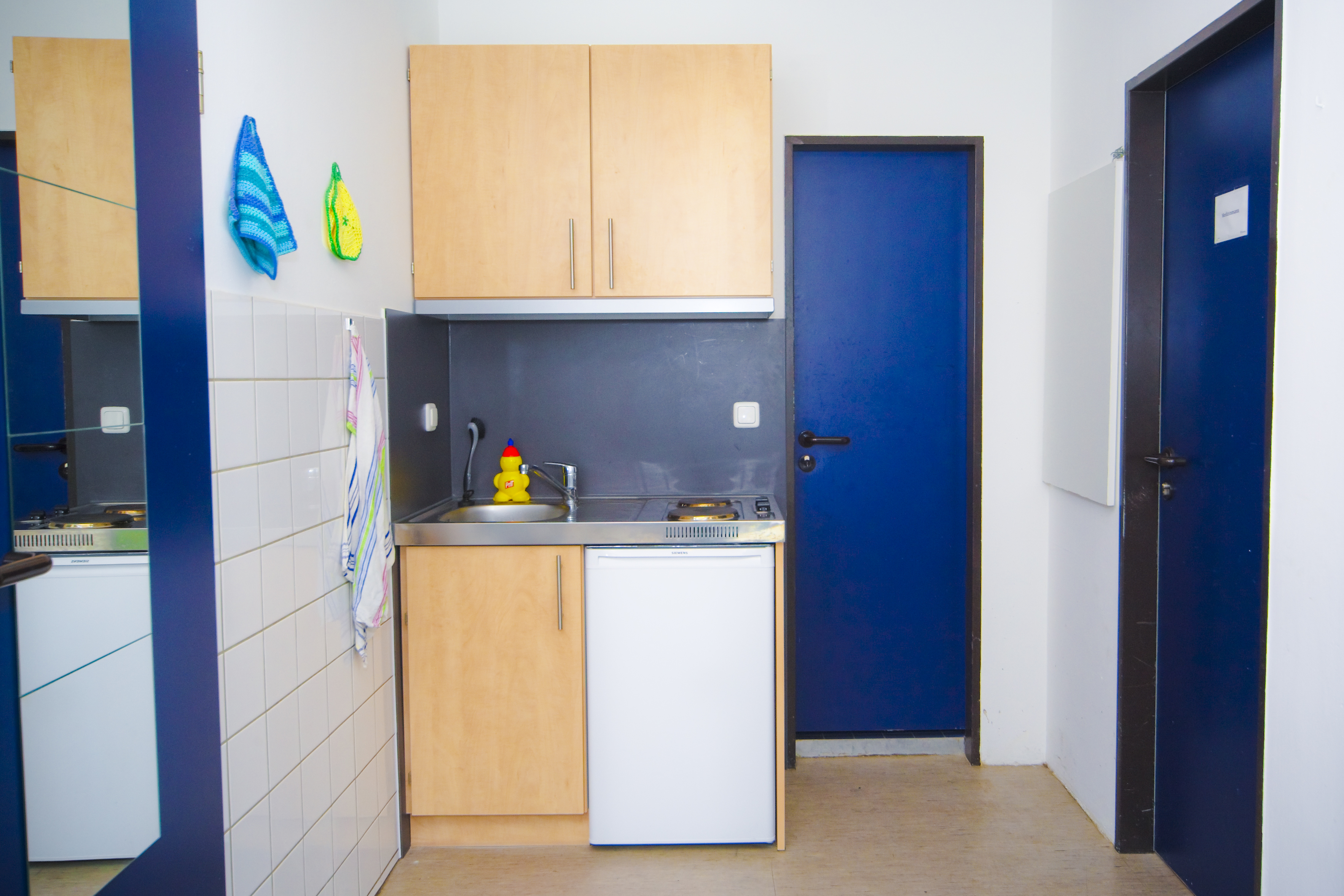 Eine Küchenzeile im Wohnheim der Karl-Wiechert-Allee